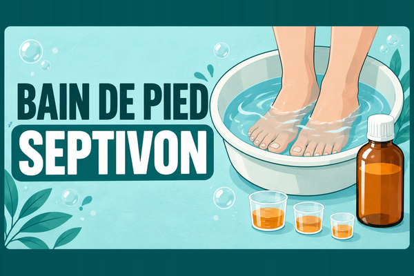 Bain de pied septivon : guide d'utilisation de la solution antiseptique