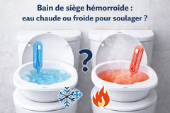 Bain de siège hémorroïde : eau chaude ou froide pour soulager ?