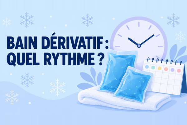 Bain dérivatif : combien de fois par jour pratiquer ?
