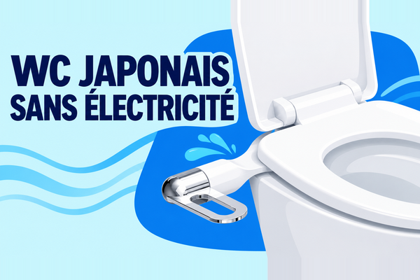 WC japonais sans électricité : quel kit choisir ?