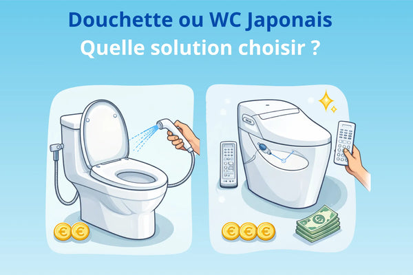 Douchette ou WC Japonais : quelle solution choisir pour vos toilettes ?