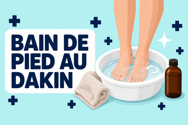 Bain de pied dakin : guide pratique de cette solution antiseptique