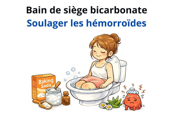 Bain de siège bicarbonate : soulager naturellement les hémorroïdes