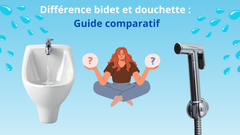 Différence bidet et douchette intime : guide comparatif
