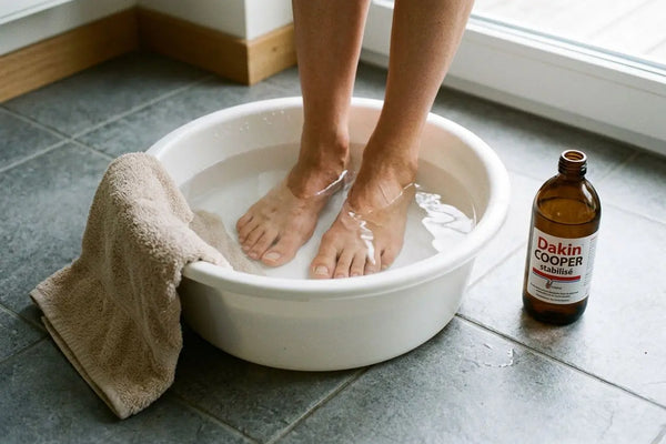 Bain de pied dakin : guide pratique de cette solution antiseptique