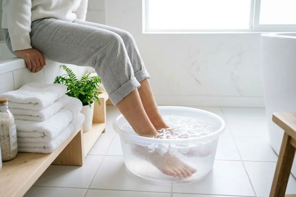 Bain de pied eau froide bienfaits : boost de circulation