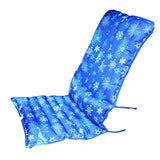 Coussin Gel Rafraichissant flocon bleu foncé