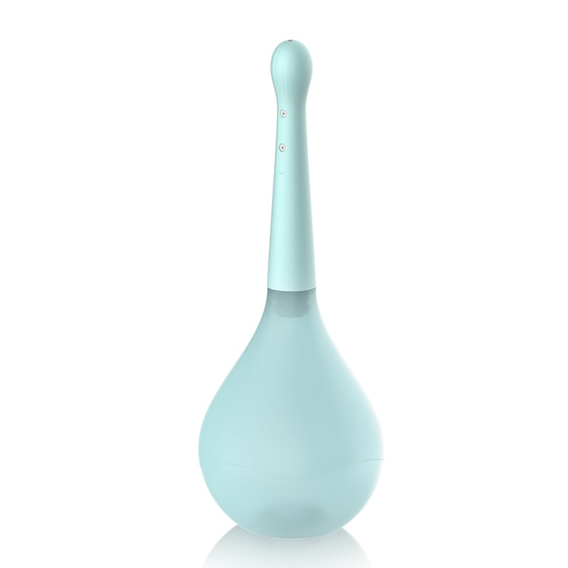 Poire à Lavement Intime Réutilisable - Silicone Noir Avec Embout (PropoDusche)