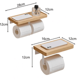 porte rouleau wc bois dimensions