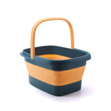 bassine bain de pied pliable jaune