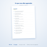 Sommaire complet de l'e-book Bain de Pied Ionique, PDF A4 de 22 pages livré par e-mail