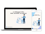 Illustration de l'e-book Le Nettoyage à l'Eau sur ordinateur et smartphone