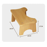 Tabouret Physiologique de Toilette Bois