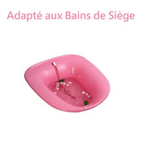 bain de siège rose