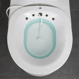 bidet portable avec pompe manuelle vert