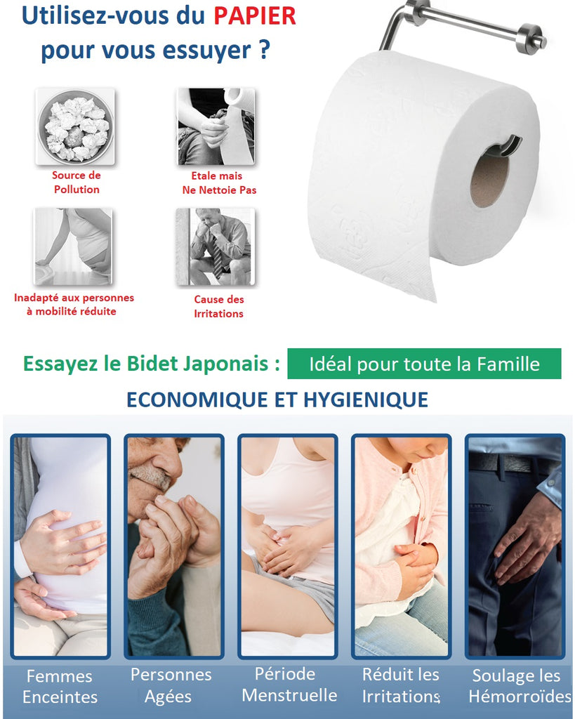 Kit Douchette WC Toilettes Bidet Hygiénique Bidet Spray pour La
